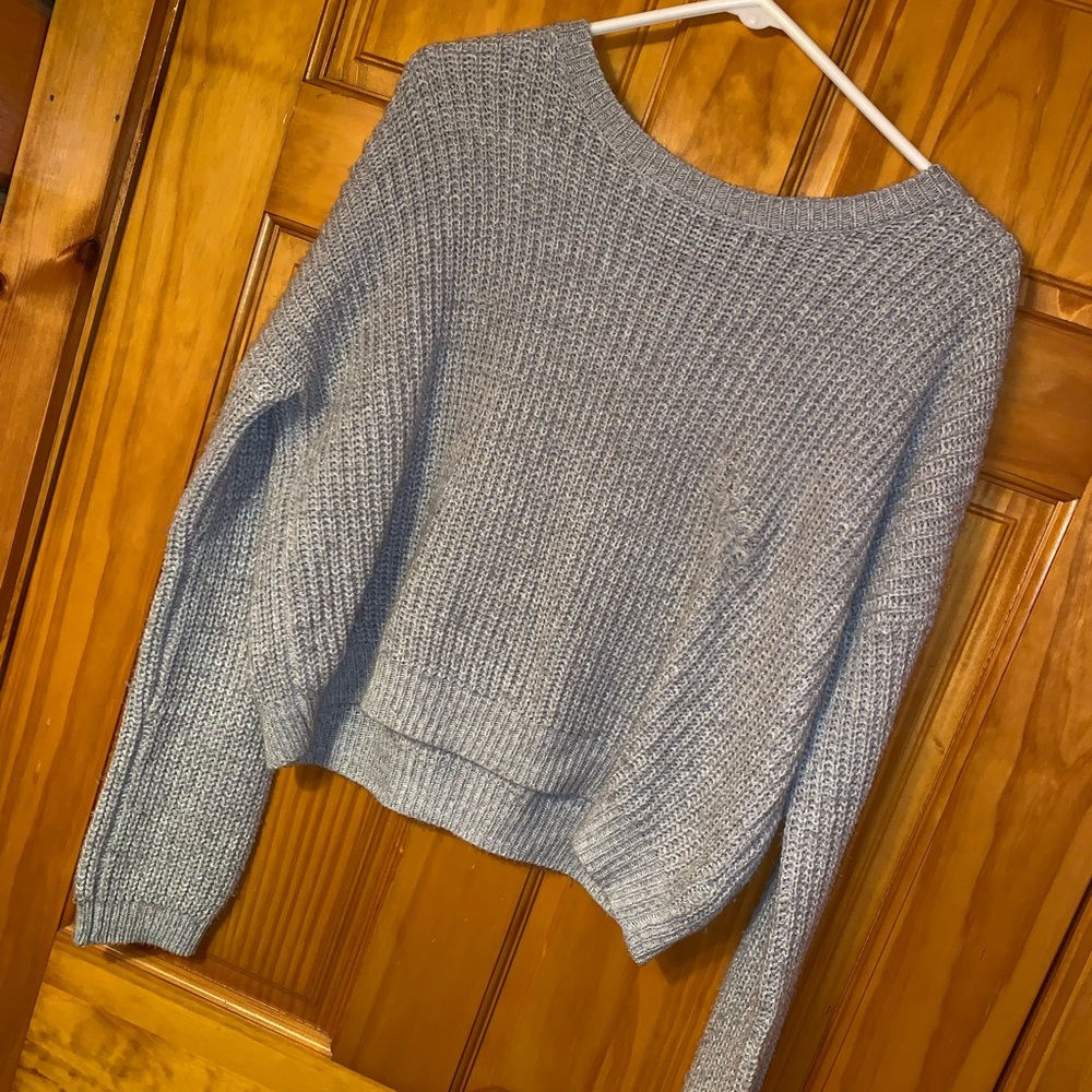 grey forever 21 sweater